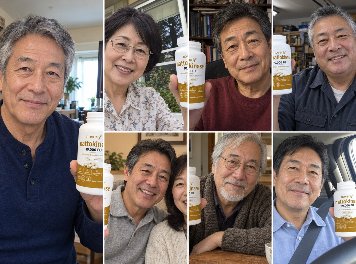 日本人の大人たちとボトルのイメージ