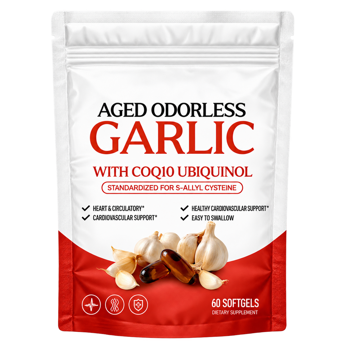 Aged Odorless Garlic + CoQ10