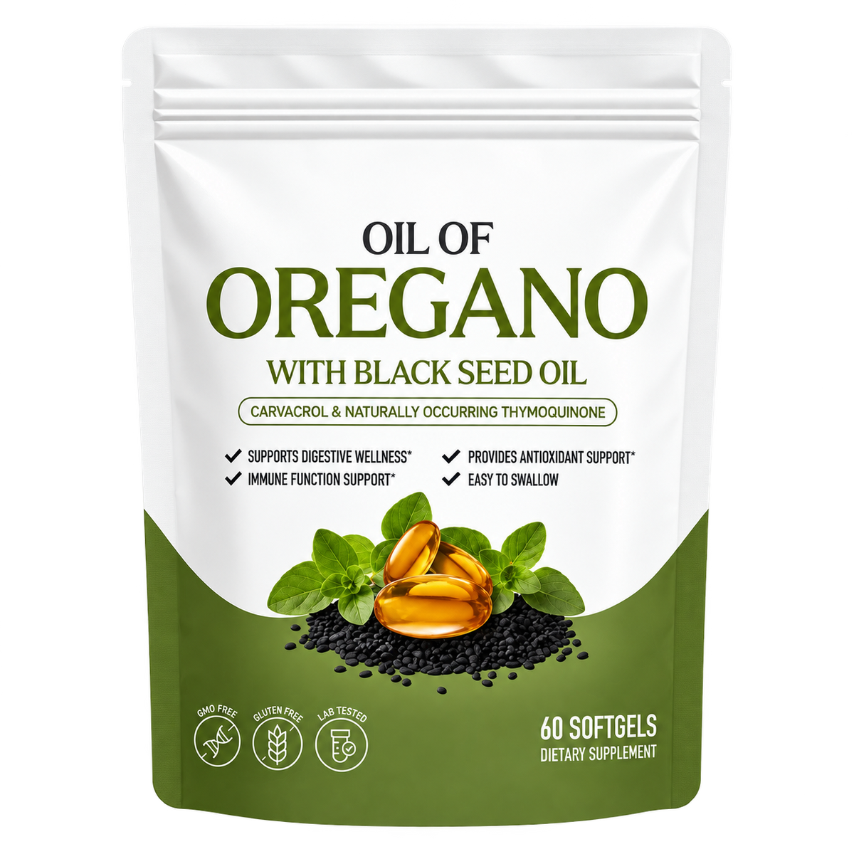 Oil of Oregano + Black Seed Oil
